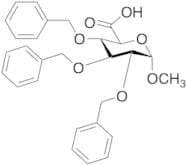 Methyl 2,3,4-Tris-O-(phenylmethyl)-α-D-Glucopyranosiduronic Acid
