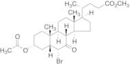 Methyl (3α,5β,6α)-3-(Acetyloxy)-6-bromo-7-oxo-cholan-24-oic Acid Ester