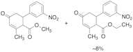 Methyl 2-Methyl-6-(3-nitrophenyl)-4-oxo-2-cyclohexene-1-carboxylate + ~8% Ethyl 3-Methyl-3'-nitro-…