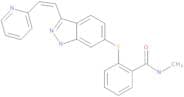N-Methyl-2-[[3-[(1Z)-2-(2-pyridinyl)ethenyl]-1H-indazol-6-yl]thio]benzamide