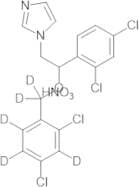 (±)-Miconazole-d5 Nitrate (2,4-dichlorobenzyloxy-d5)