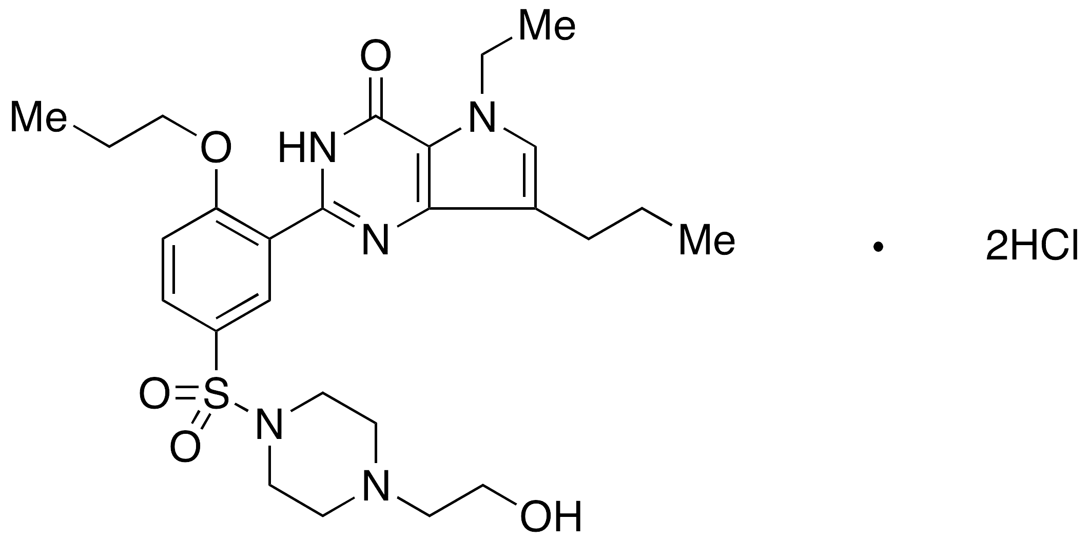 Mirodenafil Dihydrochloride