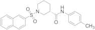 (3S)-N-(4-Methylphenyl)-1-naphthalen-2-yl sulfonylpiperidine-3-carboxamide