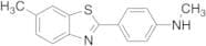 N-Methyl-4-(6-methyl-2-benzothiazolyl)benzenamine