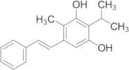 4-methyl-2-(1-methylethyl)-5-[(1E)-2-phenylethenyl]-1,3-Benzenediol