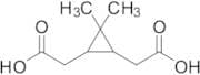 rel-(1R,3S)-2,2-Dimethyl-3-(2-oxopropyl)cyclopropaneacetic acid