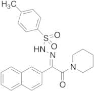 (E)-4-Methyl-N'-(1-(naphthalen-2-yl)-2-oxo-2-(piperidin-1-yl)ethylidene)benzenesulfonohydrazide