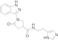 N-​[2-​(1H-Imidazol-​5-​yl)​ethyl]​-​1-​(1H-​indazol-​3-​yl)​-​5-​oxo-3-​pyrrolidinecarboxami​de