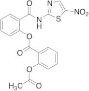 2-[[(5-Nitro-2-thiazolyl)amino]carbonyl]phenyl 2-(acetyloxy)benzoate