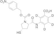 3-[[[(2S,4S)-1-(4-Nitrobenzyloxycarbonyl)-4-mercaptopyrrolidin-2-yl]carbonyl]amino]benzoic-d4 Acid