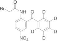 5-Nitro-2-(bromoacetamido)benzophenone-d5