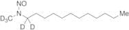 N-Nitroso-N-methyl-N-dodecylamine-d5