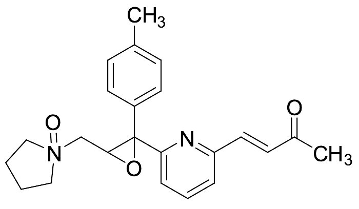 (E)-1-((3-(6-(3-Oxobut-1-en-1-yl)pyridin-2-yl)-3-(p-tolyl)oxiran-2-yl)methyl)pyrrolidine 1-Oxide
