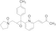 (E)-1-((3-(1-Oxido-6-(3-oxobut-1-en-1-yl)pyridin-2-yl)-3-(p-tolyl)oxiran-2-yl)methyl)pyrrolidine 1…