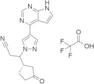 β-[(1S)-3-Oxocyclopentyl]-4-(7H-pyrrolo[2,3-d]pyrimidin-4-yl)-1H-Pyrazole-1-propanenitrile Trifluo…