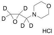 4-(Oxiranylmethyl)morpholine-d5 Hydrochloride