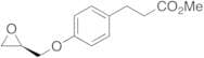4-[(2R)-Oxiranylmethoxy]benzenepropanoic Acid Methyl Ester