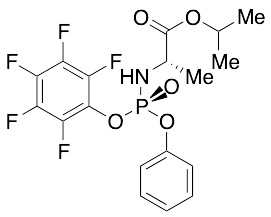 N-[(S)-(2,3,4,5,6-Pentafluorophenoxy)phenoxyphosphinyl]-L-alanine 1-Methylethyl Ester