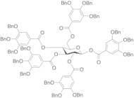 1,2,3,4,6-Penta-O-(3,4,5-tri-O-benzylgalloyl)-β-D-glucopyranose