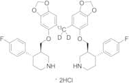 Paroxetine Methylene Dimer-¹³CD₂ Dihydrochloride