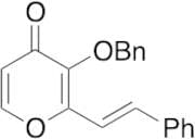 2-[(1E)-2-Phenylethenyl]-3-(phenylmethoxy)-4H-pyran-4-one