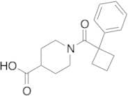 1-(1-Phenylcyclobutanecarbonyl)piperidine-4-carboxylic Acid