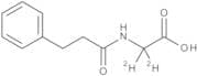 N-(3-Phenylpropionyl)glycine-2,2-d2