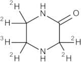 2-Oxopiperazine-3,3,5,5,6,6-d6