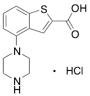 4-(1-Piperazinyl)-benzo[b]thiophene-2-carboxylic Acid Hydrochloride