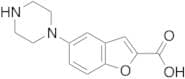5-(1-Piperazinyl)benzofuran-2-carboxylic Acid
