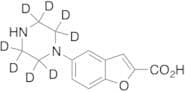 5-(1-Piperazinyl)benzofuran-2-carboxylic Acid-d8