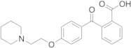 2-[4-[2-(1-Piperidinyl)ethoxy]benzoyl]benzoic Acid