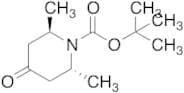 (2R,6R)-rel-2,6-Dimethyl-4-oxo-1,1-dimethylethyl Ester 1-Piperidine Carboxylic Acid