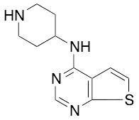 N-(Piperidin-4-yl)thieno[2,3-d]pyrimidin-4-amine