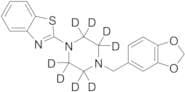 2-[1-(4-Piperonyl)piperazinyl]benzothiazole-d8