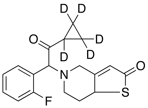 Prasugrel Thiolactone-d5 (Mixture of Diastereomers)