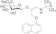 rac Propranolol-d7 β-D-Glucuronide Sodium Salt