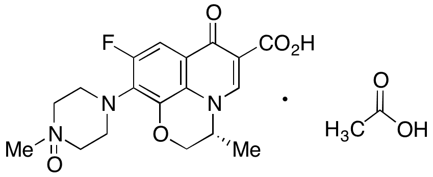 (R)-Ofloxacin N-Oxide Acetic Acid Salt  (Mixture of N-Oxide Diastereomers)