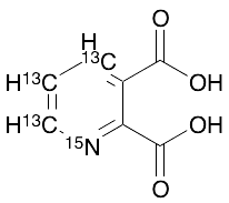 2,3-Pyridinedicarboxylic Acid-13C3, 15N