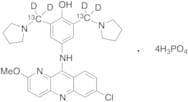 Pyronaridine-13C2 , d4 Tetraphosphate Salt