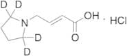 (E)-4-(Pyrrolidin-1-yl-d4)but-2-enoic Acid Hydrochloride