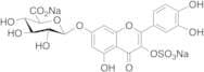 Quercetin 7-O-β-D-Glucuronide 3-Sulfate Disodium Salt