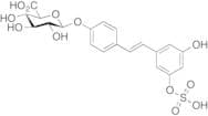 Resveratrol 3-Sulfate-4'-glucuronide