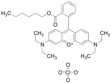 Rhodamine B, hexyl ester, perchlorate