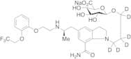 Silodosin-d6 β-D-Glucuronide Sodium Salt
