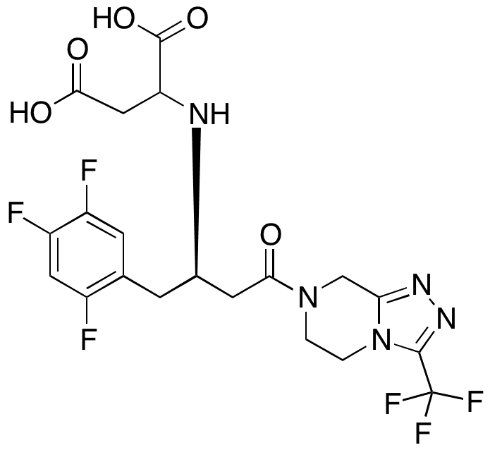 (R)-Sitagliptin rac-Fumarate Adduct (mixture of diastereomers)