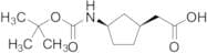 2-(trans-3-((tert-Butoxycarbonyl)amino)cyclopentyl)acetic Acid