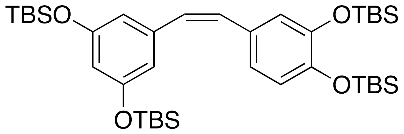 Tetra-O-(tert-butyldimethyl)silyl cis-Piceatannol