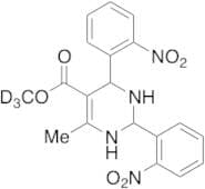 1,2,3,4-Tetrahydro-6-methyl-2,4-bis(2-nitrophenyl)-5-pyrimidinecarboxylic Acid Methyl Ester-d3 (Mi…