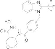 (3R,4R)-Tetrahydro-N-hydroxy-4-[[4-[[2-(trifluoromethyl)-1H-benzimidazol-1-yl]methyl]benzoyl]amino…